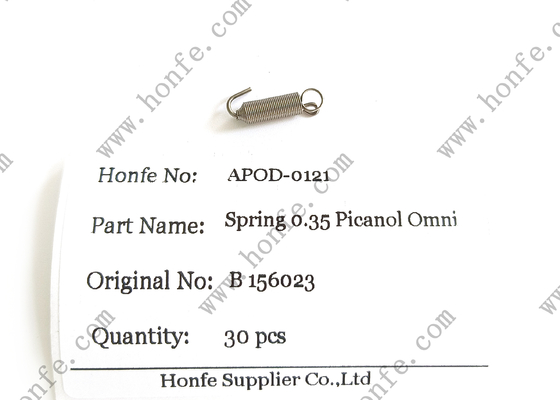 Spring B156023 φ0.35 Loom Spare Parts Air Jet Looms Picanol Delta / Omni