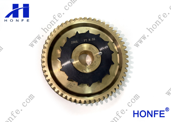Globoid Worm Wheel 912.510.114 8:55 P7100 Projectile Weaving Loom Parts High Quality